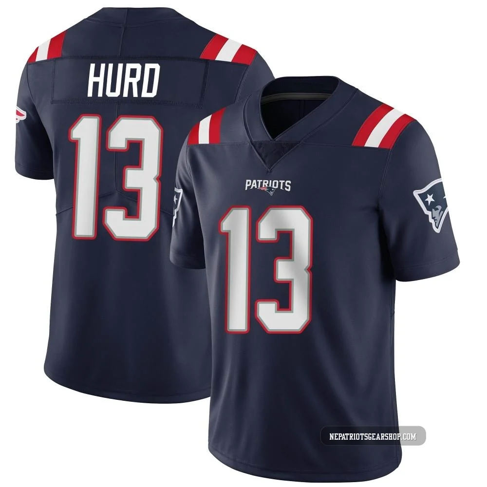 Jalen Hurd ＃13 New England Patriots Limited Team Color Vapor Untouchable Jersey - Men's Navy