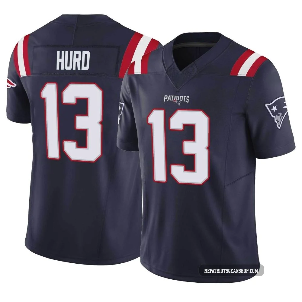 Jalen Hurd ＃13 New England Patriots Limited Vapor F.U.S.E. Jersey - Youth Navy
