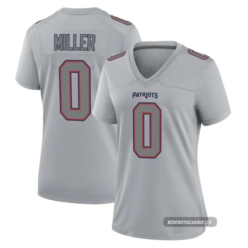 Jam Miller ＃0 New England Patriots Game Silver Atmosphere Fashion Jersey - Women's
