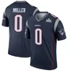 Jam Miller ＃0 New England Patriots Legend Super Bowl LX Patch Jersey - Men's Navy