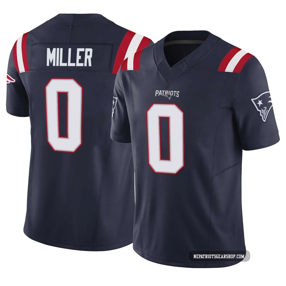 Jam Miller ＃0 New England Patriots Limited Vapor F.U.S.E. Jersey - Youth Navy