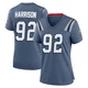 James Harrison ＃92 New England Patriots Game Storm 2025 Rivalries Collection Jersey - Women's Blue