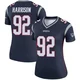 James Harrison ＃92 New England Patriots Legend Jersey - Women's Navy