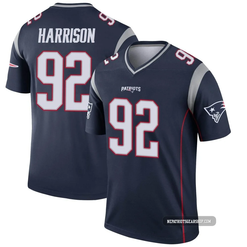 James Harrison ＃92 New England Patriots Legend Jersey - Youth Navy