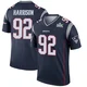 James Harrison ＃92 New England Patriots Legend Super Bowl LX Patch Jersey - Men's Navy