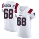 James Hudson III ＃68 New England Patriots Elite Vapor Untouchable Jersey - Men's White