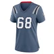 James Hudson III ＃68 New England Patriots Game Storm 2025 Rivalries Collection Jersey - Women's Blue