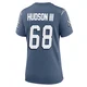 James Hudson III ＃68 New England Patriots Game Storm 2025 Rivalries Collection Jersey - Women's Blue