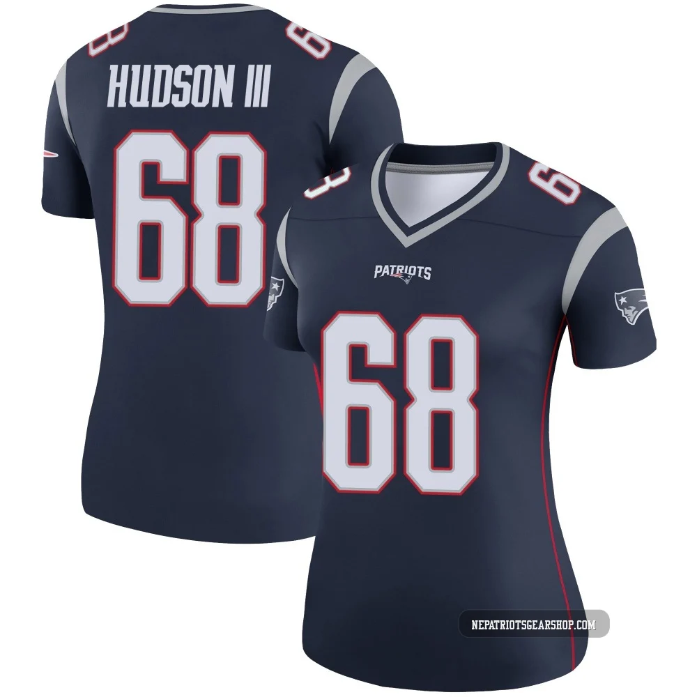 James Hudson III ＃68 New England Patriots Legend Jersey - Women's Navy