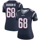 James Hudson III ＃68 New England Patriots Legend Jersey - Women's Navy