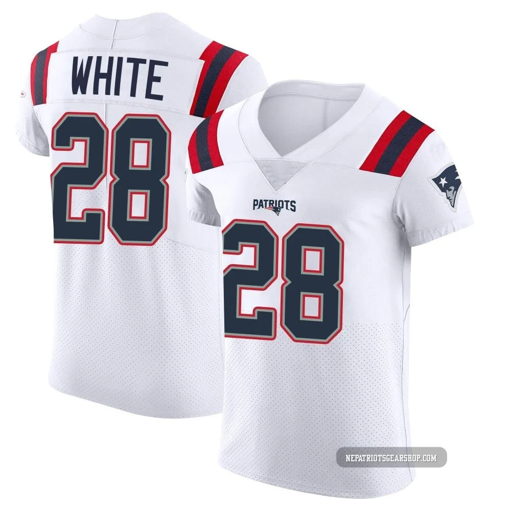 James White ＃28 New England Patriots Elite Vapor Untouchable Jersey - Men's White