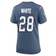 James White ＃28 New England Patriots Game Storm 2025 Rivalries Collection Jersey - Women's Blue