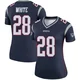 James White ＃28 New England Patriots Legend Jersey - Women's Navy