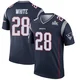 James White ＃28 New England Patriots Legend Super Bowl LX Patch Jersey - Youth Navy