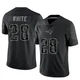 James White ＃28 New England Patriots Limited Reflective Jersey - Youth Black