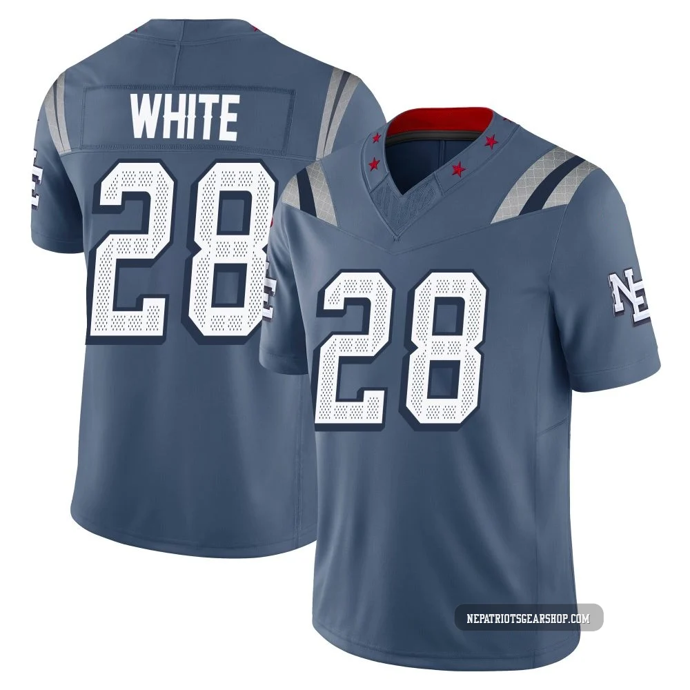 James White ＃28 New England Patriots Limited Storm 2025 Rivalries Collection Jersey - Men's Blue