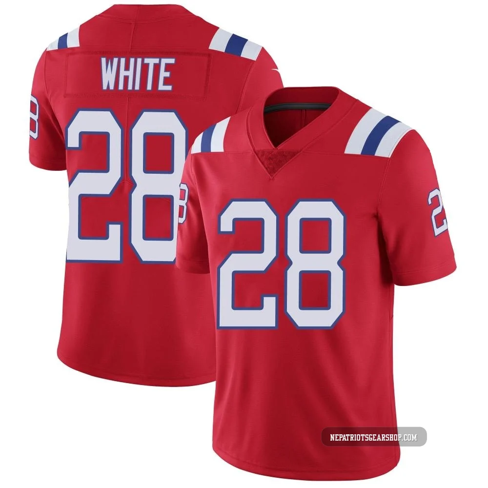 James White ＃28 New England Patriots Limited Vapor Untouchable Alternate Jersey - Youth Red