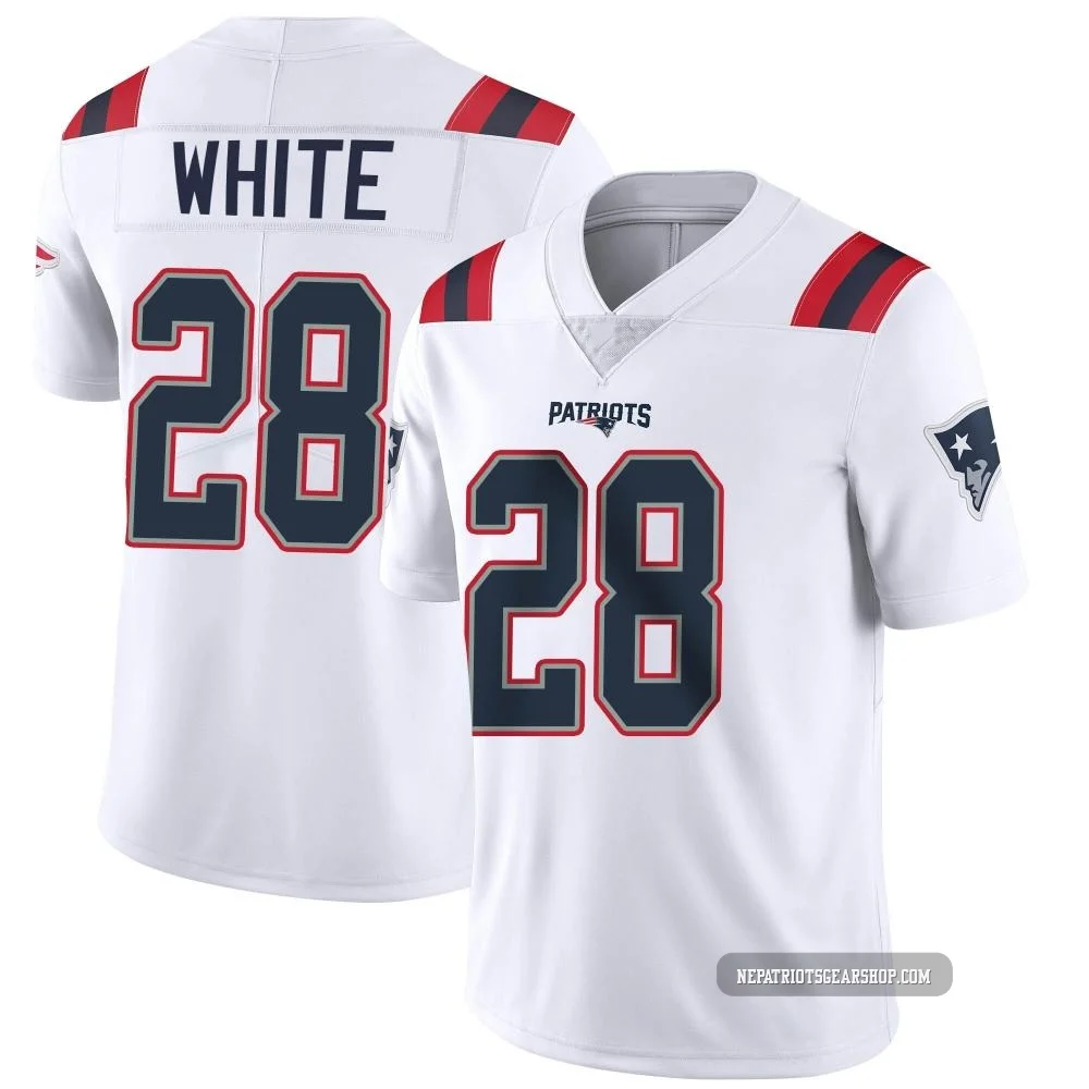 James White ＃28 New England Patriots Limited Vapor Untouchable Jersey - Youth White