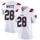 James White ＃28 New England Patriots Limited Vapor Untouchable Jersey - Youth White