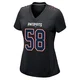 Jared Wilson ＃58 New England Patriots Game Carbon Fashion Jersey - Women's Black