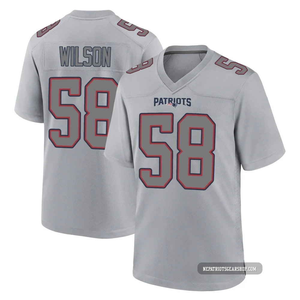 Jared Wilson ＃58 New England Patriots Game Silver Atmosphere Fashion Jersey - Youth