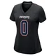 Jashaun Corbin ＃0 New England Patriots Game Carbon Fashion Jersey - Women's Black