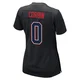 Jashaun Corbin ＃0 New England Patriots Game Carbon Fashion Jersey - Women's Black
