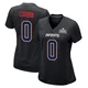 Jashaun Corbin ＃0 New England Patriots Game Carbon Fashion Super Bowl LX Patch Jersey - Women's Black