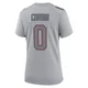 Jashaun Corbin ＃0 New England Patriots Game Silver Atmosphere Fashion Jersey - Women's