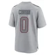 Jashaun Corbin ＃0 New England Patriots Game Silver Atmosphere Fashion Super Bowl LX Patch Jersey - Youth