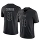 Jashaun Corbin ＃0 New England Patriots Limited Reflective Jersey - Youth Black