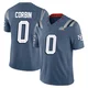 Jashaun Corbin ＃0 New England Patriots Limited Storm 2025 Rivalries Collection Super Bowl LX Patch Jersey - Youth Blue