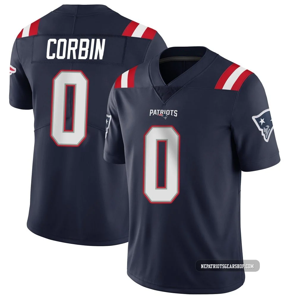 Jashaun Corbin ＃0 New England Patriots Limited Team Color Vapor Untouchable Jersey - Youth Navy