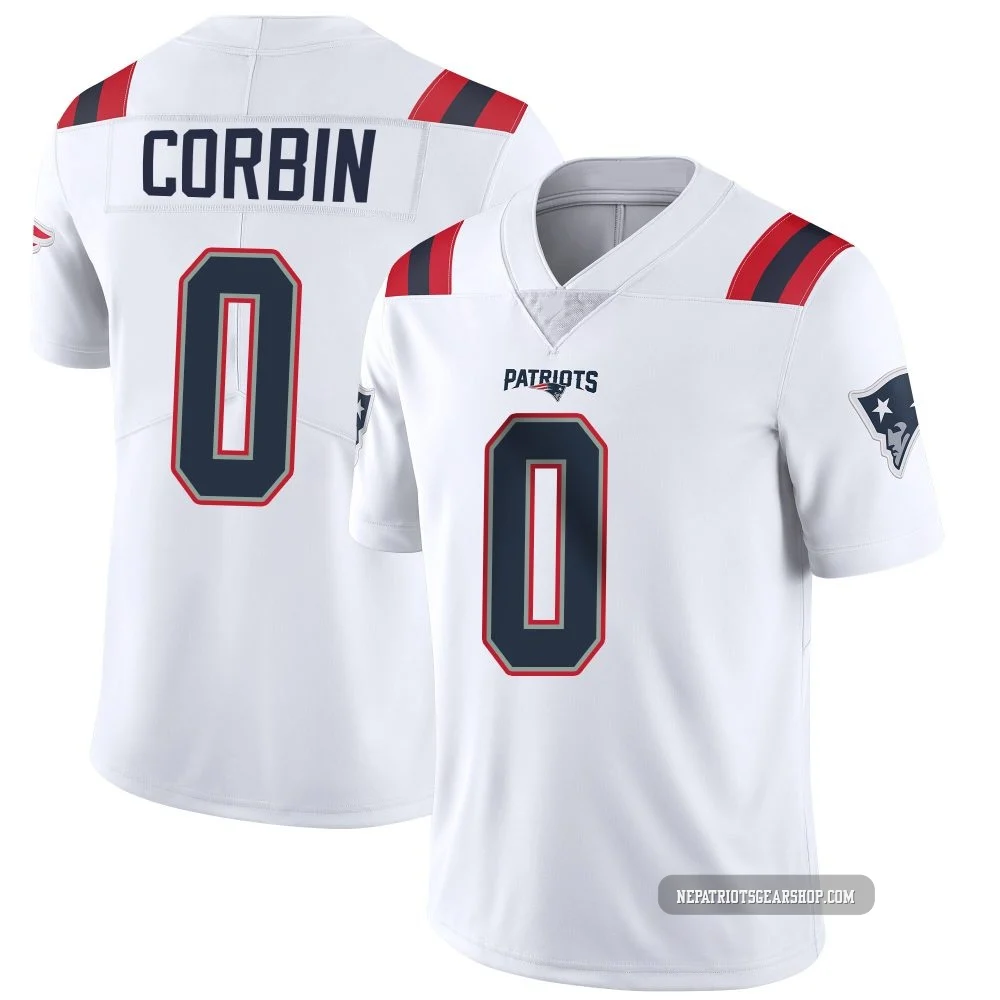 Jashaun Corbin ＃0 New England Patriots Limited Vapor Untouchable Jersey - Youth White