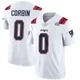 Jashaun Corbin ＃0 New England Patriots Limited Vapor Untouchable Super Bowl LX Patch Jersey - Youth White