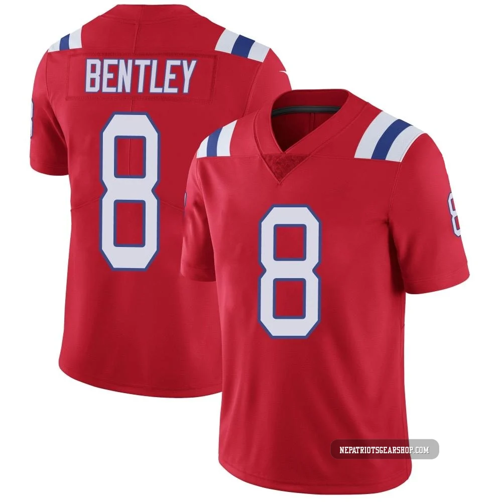 Ja'Whaun Bentley ＃8 New England Patriots Limited Vapor Untouchable Alternate Jersey - Youth Red