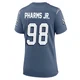 Jeremiah Pharms Jr. ＃98 New England Patriots Game Storm 2025 Rivalries Collection Jersey - Women's Blue