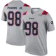 Jeremiah Pharms Jr. ＃98 New England Patriots Legend Inverted Super Bowl LX Patch Jersey - Men's Gray