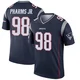 Jeremiah Pharms Jr. ＃98 New England Patriots Legend Jersey - Men's Navy