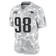 Jeremiah Pharms Jr. ＃98 New England Patriots Limited 2024 Salute to Service Jersey - Men's Arctic Camo