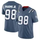 Jeremiah Pharms Jr. ＃98 New England Patriots Limited Storm 2025 Rivalries Collection Jersey - Men's Blue