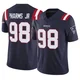 Jeremiah Pharms Jr. ＃98 New England Patriots Limited Vapor F.U.S.E. Jersey - Men's Navy