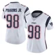 Jeremiah Pharms Jr. ＃98 New England Patriots Limited Vapor Untouchable Jersey - Women's White