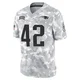 Jesse Luketa ＃42 New England Patriots Limited 2024 Salute to Service Jersey - Men's Arctic Camo