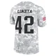Jesse Luketa ＃42 New England Patriots Limited 2024 Salute to Service Jersey - Men's Arctic Camo