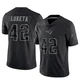 Jesse Luketa ＃42 New England Patriots Limited Reflective Jersey - Youth Black