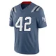 Jesse Luketa ＃42 New England Patriots Limited Storm 2025 Rivalries Collection Jersey - Men's Blue