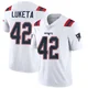 Jesse Luketa ＃42 New England Patriots Limited Vapor Untouchable Jersey - Youth White