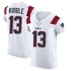 Jimmy Kibble ＃13 New England Patriots Elite Vapor Untouchable Jersey - Men's White
