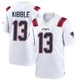Jimmy Kibble ＃13 New England Patriots Game Jersey - Men's White